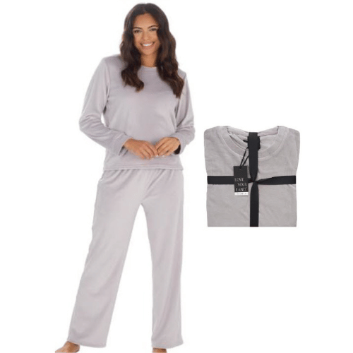 Ladies Grey Babysoft Lounge Set