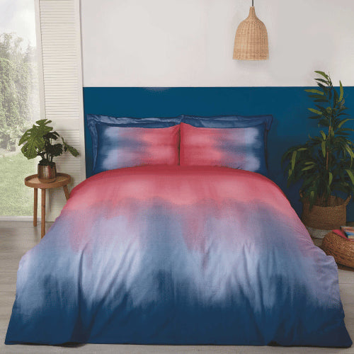 Ombre Duvet Set Red