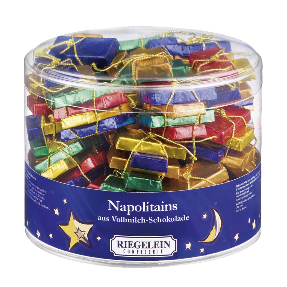 Riegelein Milk Chocolate Napolitains Drum 12.28g