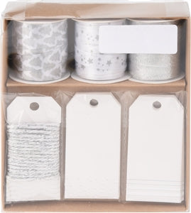 Silver Wrapping Gift Set