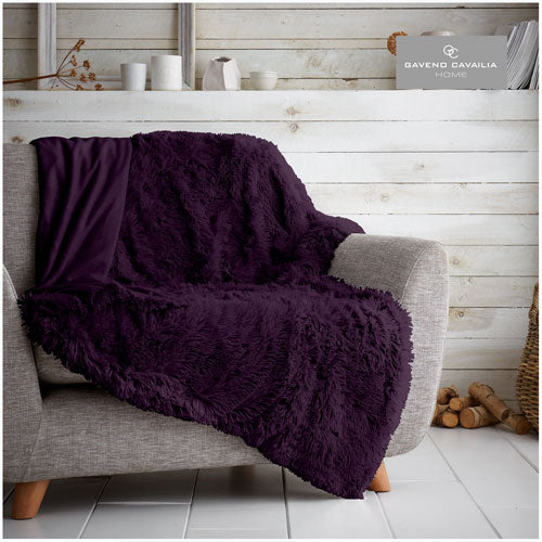 Hug And Snug Throw Purple