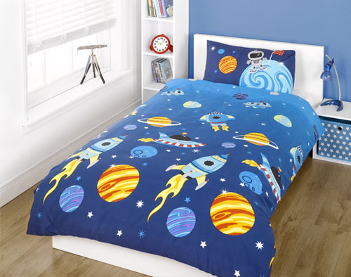 Kidz Rockets Single Duvet Set