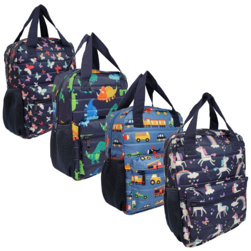 Kids Fun Print Quilted Backpacks