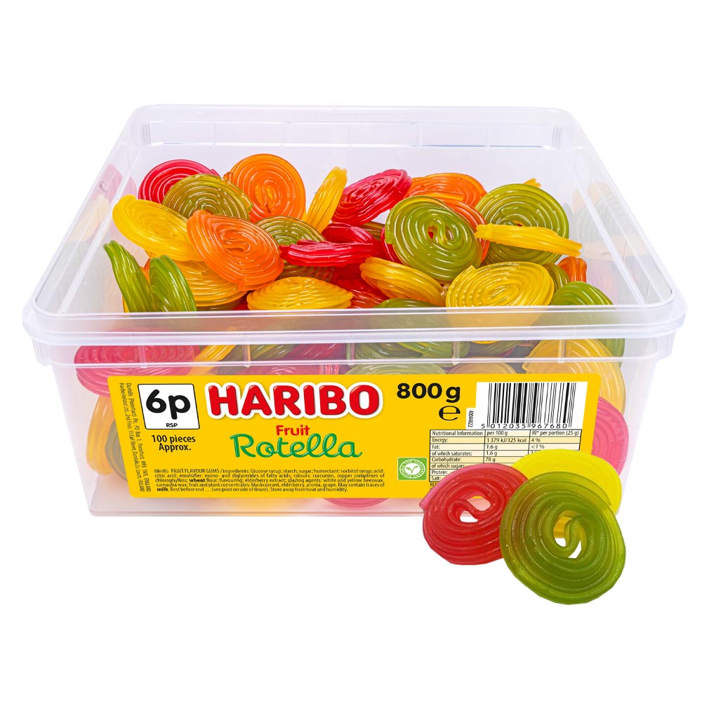 Haribo Rotella Tub 800g