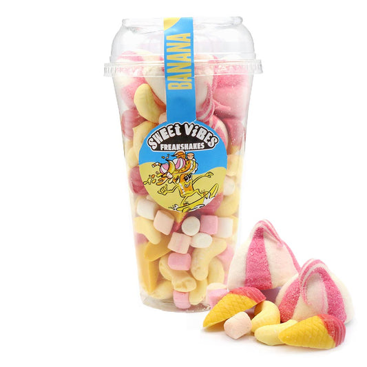 Sweet Vibes Banana Freakshake Candy Cup 235g