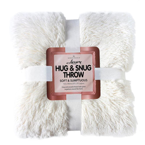 Hug And Snug Throw Cream