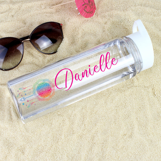 Personalised Dream Catcher Name Only Water Bottle