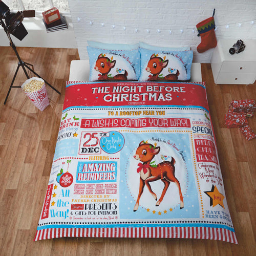 The Night Before Christmas Duvet Set