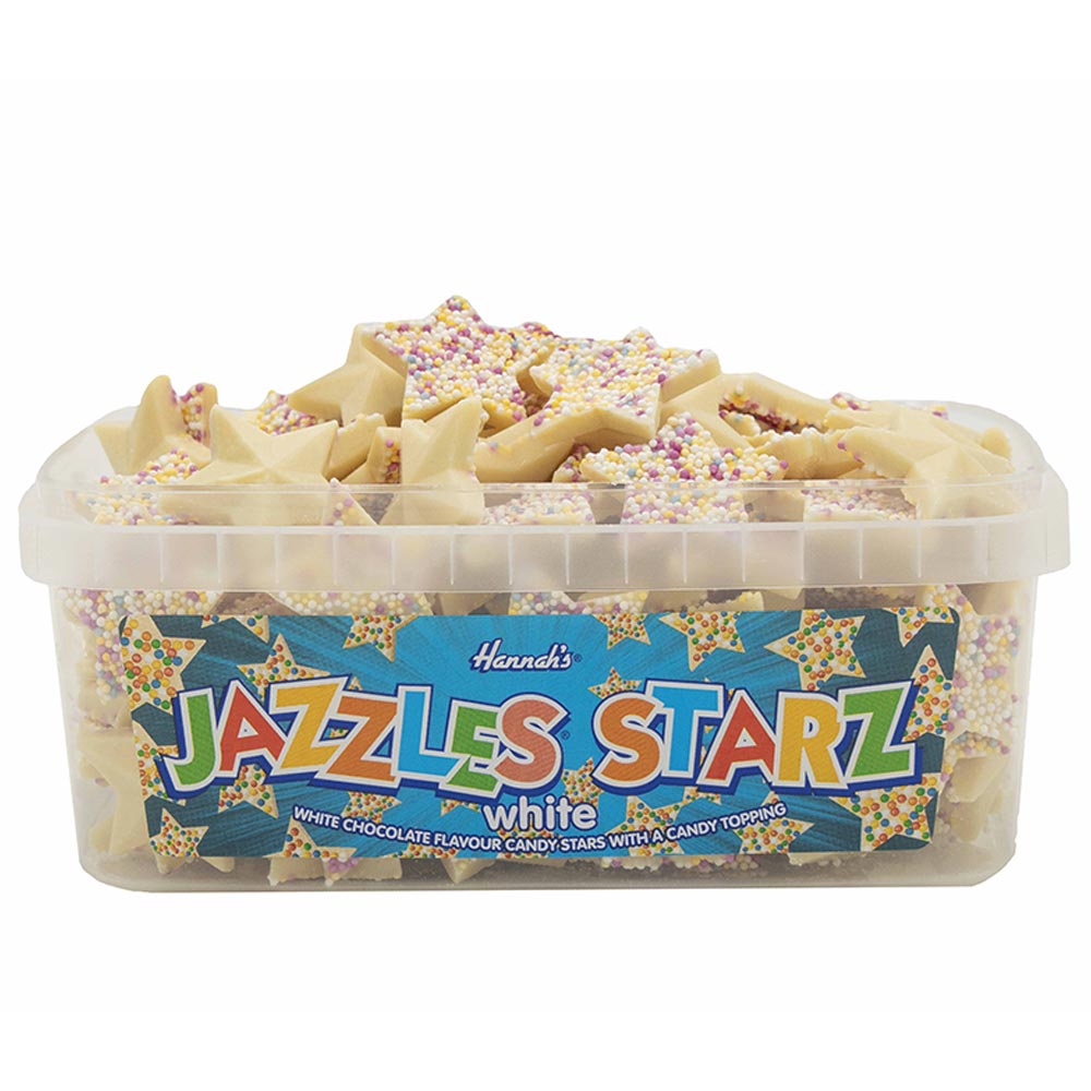 Alma White Chocolate Jazzles Starz Tub 600g