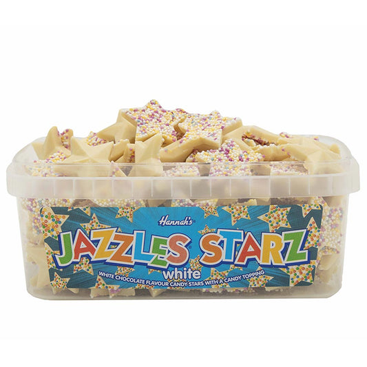 Alma White Chocolate Jazzles Starz Tub 600g