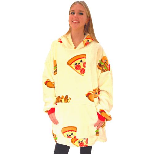 Fast Food Sherpa Lined Fleece Hoodie