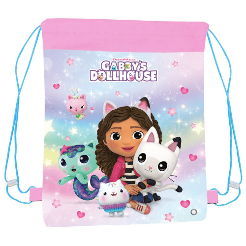 Official Gabbys Dollhouse Pull String Bag