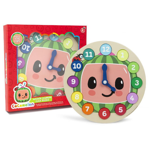 Cocomelon Wooden Learning Clock