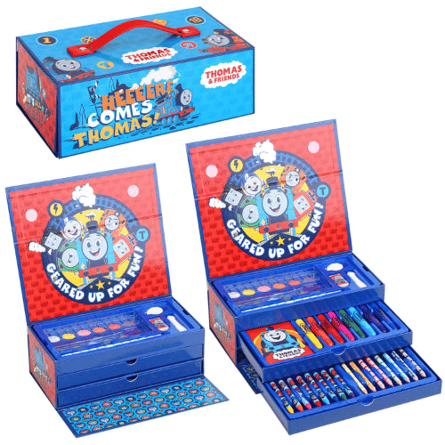 Official Thomas 52 Piece Colouring Case