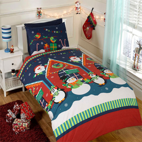 Childrens Christmas Bedding - Santas Grotto