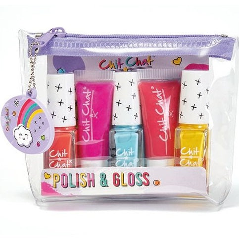 Chit Chat Polish & Gloss Lipglosses and Nail Polish Gift Set