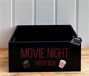 Large Size Movie Night Treat Box - Black