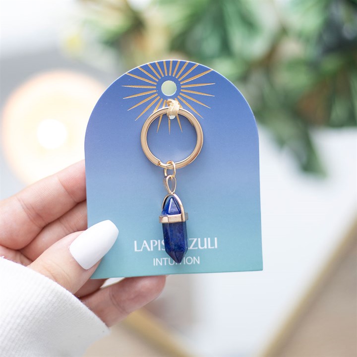 Lapis Lazuli Crystal Keyring