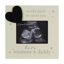 Countdown Scan Frame - Mummy & Daddy 15cm