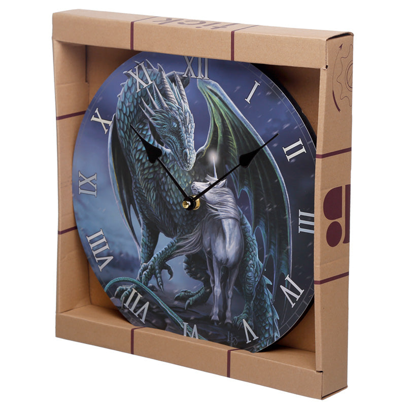 Dragon & Unicorn Protector Magick Lisa Parker Wall Clock