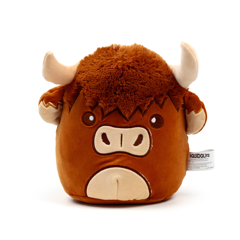 Squidglys Plush Toy - Highland Coo Cow