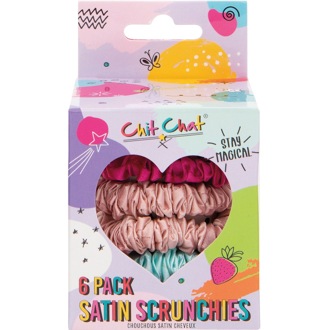 Chit Chat 6pcs Hair Scrunchies Gift Set