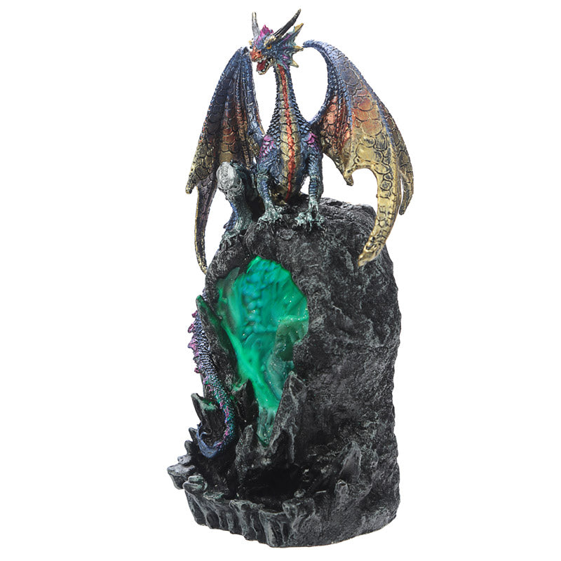 Fantasy LED Backflow Incense Burner - Ice Dragon Dark Legends