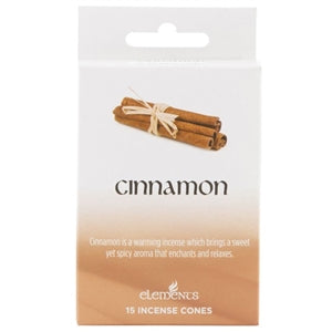 Elements Incense Cones - Cinnamon