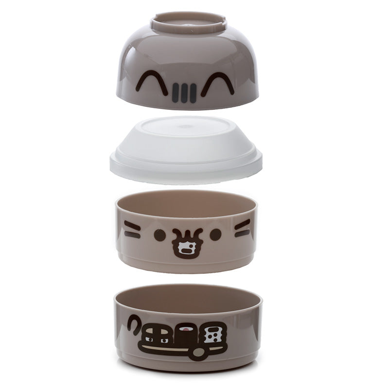 Bento Round Stacked Lunch Box - Pusheen the Cat