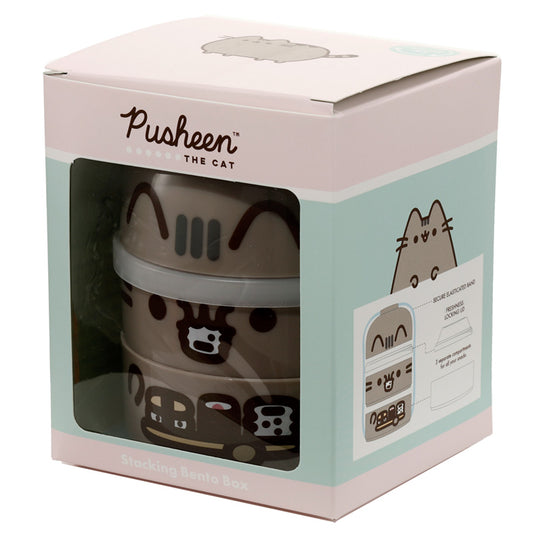 Bento Round Stacked Lunch Box - Pusheen the Cat