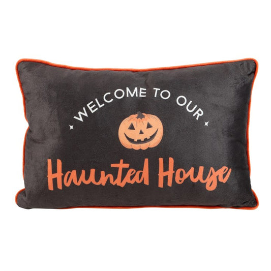 Rectangular Haunted House Cushion 40cm