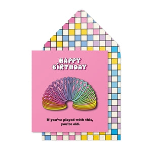 Birthday Slinky Card