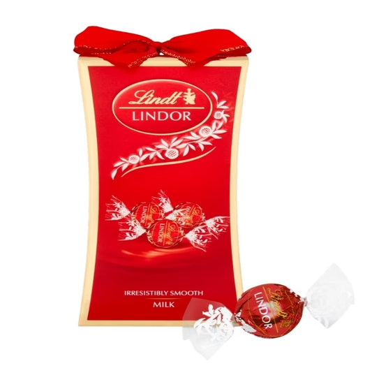 Lindt Lindor Milk Chocolate Bow Gift Box 75g