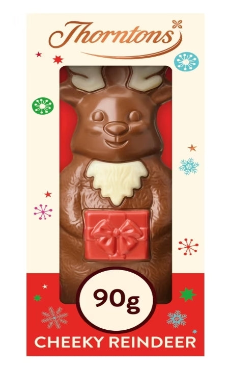 Thorntons Cheeky Reindeer Milk Chocolate Christmas Gift 90g