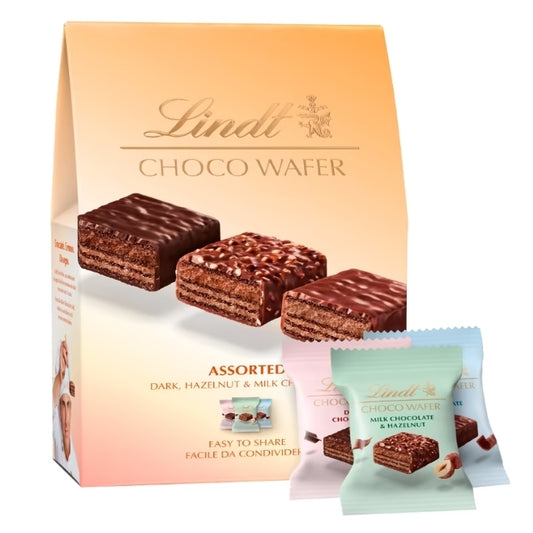 Lindt CHOCO WAFER Assorted Chocolate Sharing Box 138g