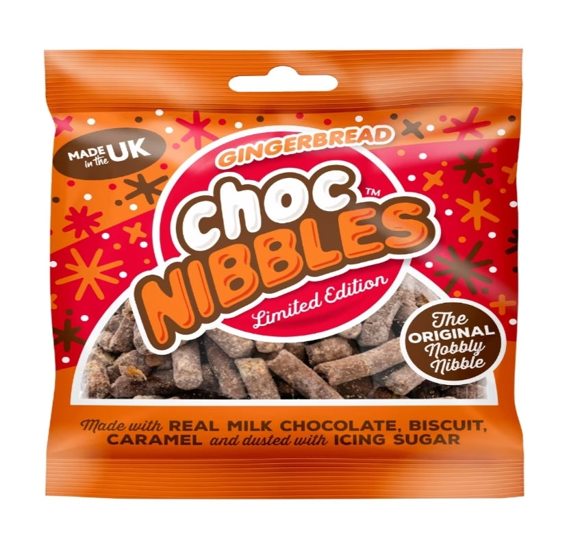 Sweet Dreams Gingerbread Limited Edition Choc Nibbles Bag 150g