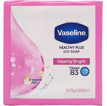 Vaseline Healthy Plus Bar Soap Healthy Bright 3x75g