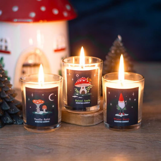 Sweet Gnome Candle Trio