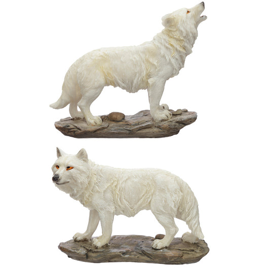 Spirit of the Night Protector of the North Wolf Figurine