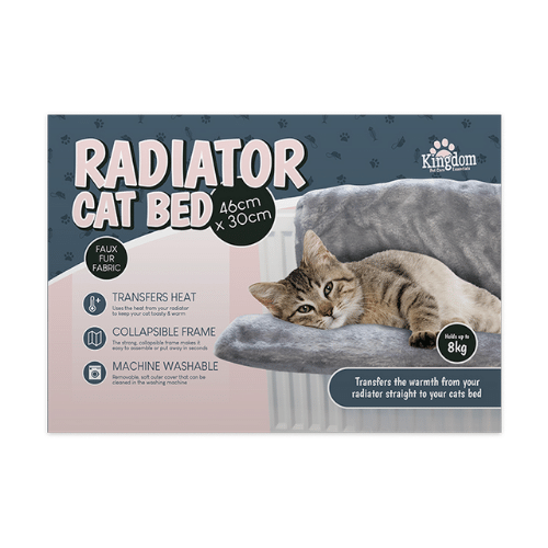 Faux Fur Radiator Cat Bed