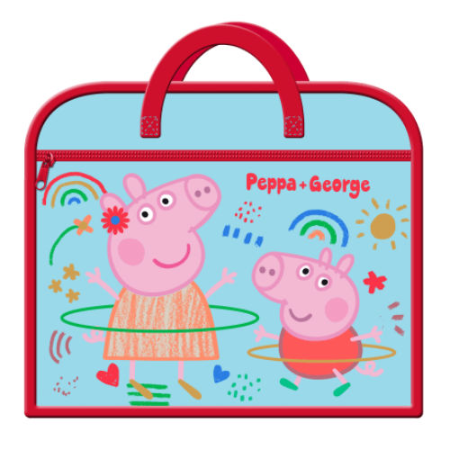 Official Peppa Pig Zipped Book Bag