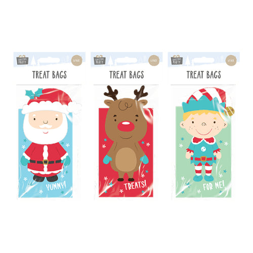 3D Character Treat Bags 6 Pack