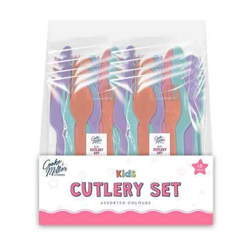 Kids Cutlery Set 18 Pack