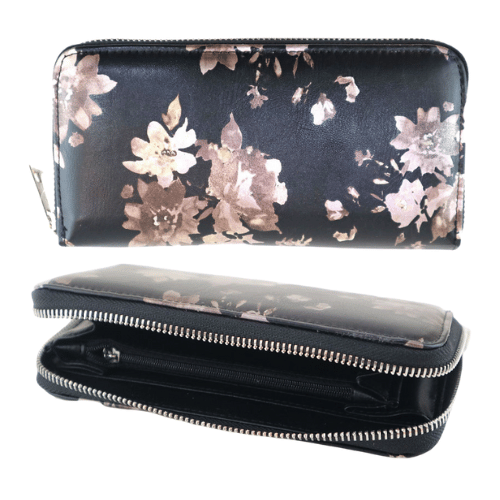 Adana Flower Zip Purse