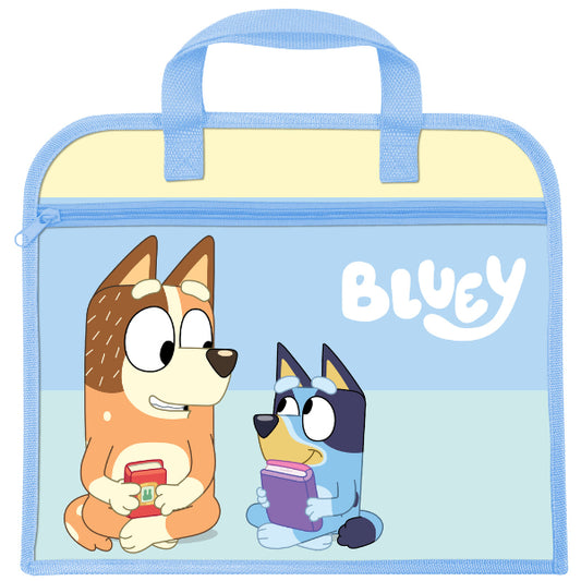 Official Bluey Zipped Book Bag