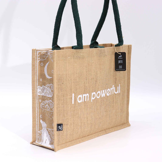 Hop Hare Jute Big Bag - I am Loved